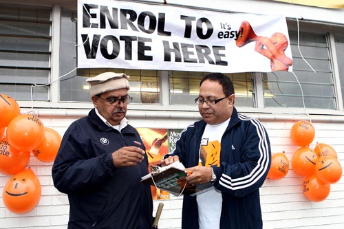 Getting on the electoral roll, 2008