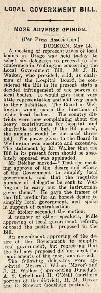 Local Government Bill 1912