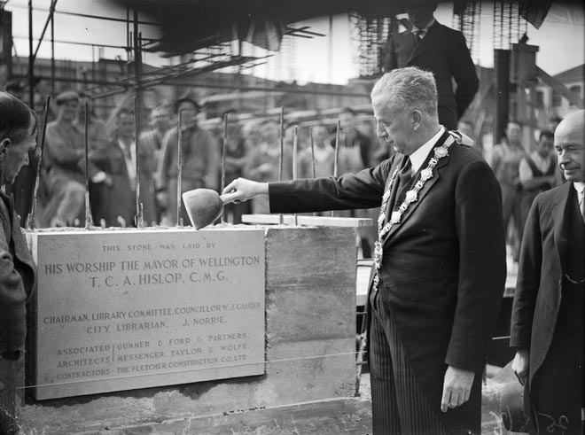 Council facilities: Wellington City Library, 1938