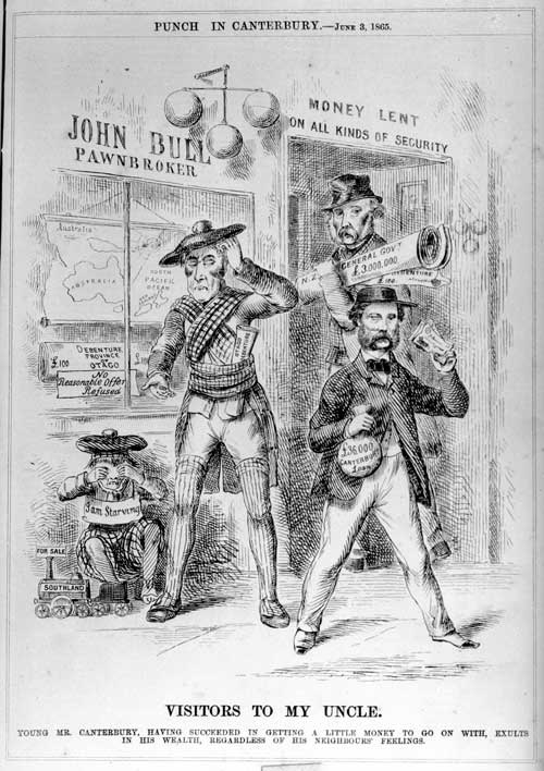 Provincial borrowing, 1865