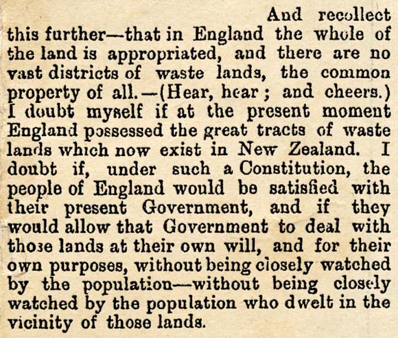 Dunedin banquet, October 1875