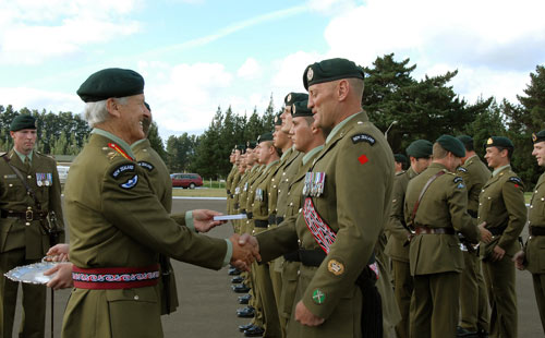 Afghanistan medal presentation, 2007