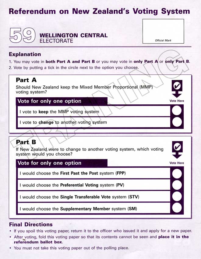 2011 referendum ballot paper