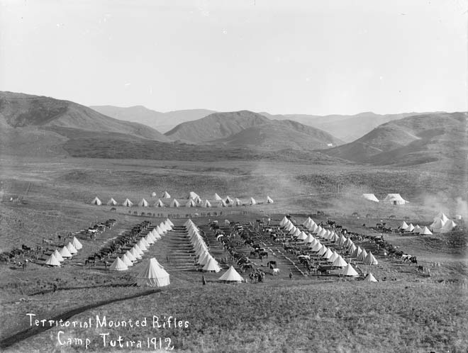 Territorial camp, Hawke's Bay, 1912