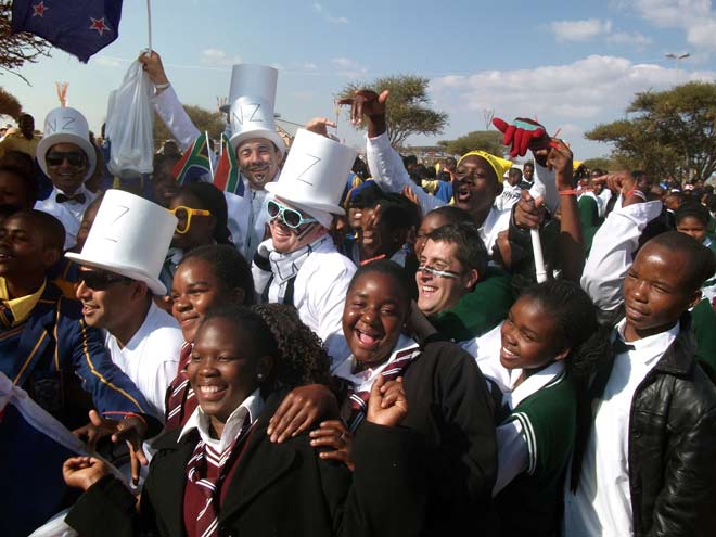Football supporters, 2010