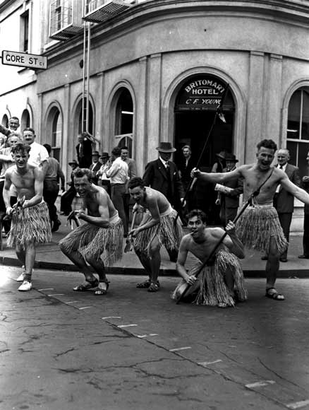 Engineering students' haka: 1955