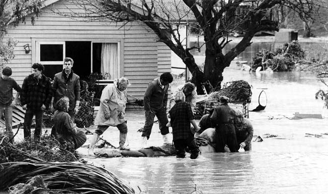 Fighting a flood