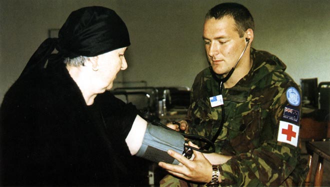 Peacekeeping in former Yugoslavia: medical clinic