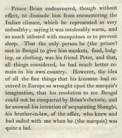 A Māori description of Bengal, 1827