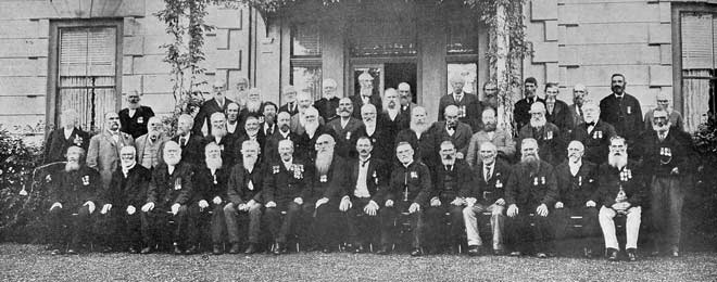 Veterans of the 'Indian Mutiny', 1900