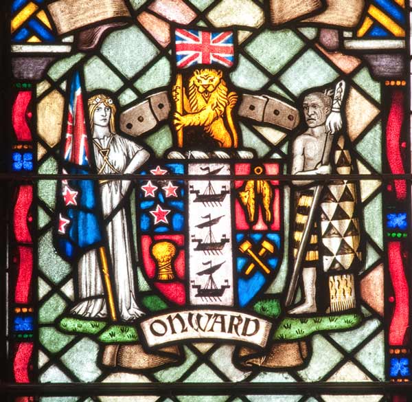 Version of the 1911 coat of arms, Victoria University