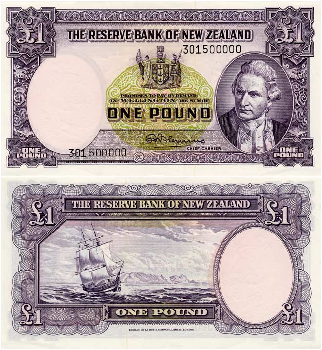 Second series of banknotes: £1
