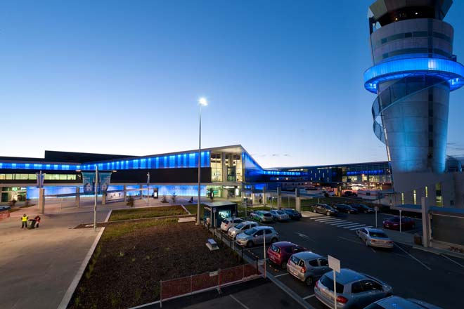 Rebuilt Christchurch airport, 2011