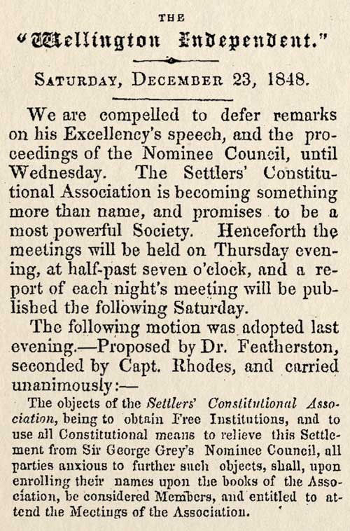 Call for self-government