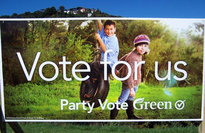 Green Party billboard