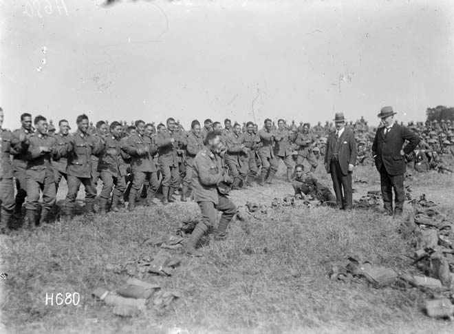 Haka for Massey and Ward, France, 1918