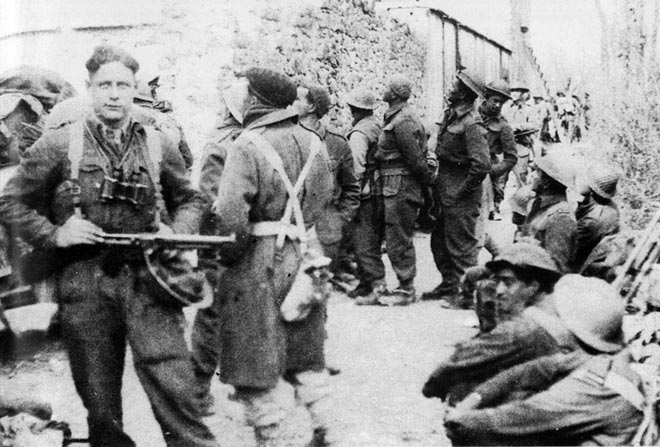 Waiting to go into action, Cassino, 1944