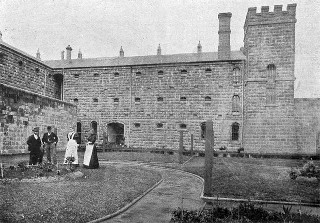 The female division of Mt Eden Gaol, 1900