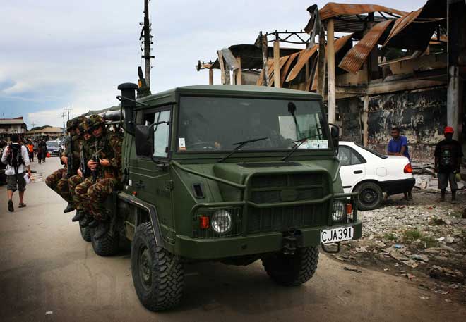 Patrolling Honiara, 2006