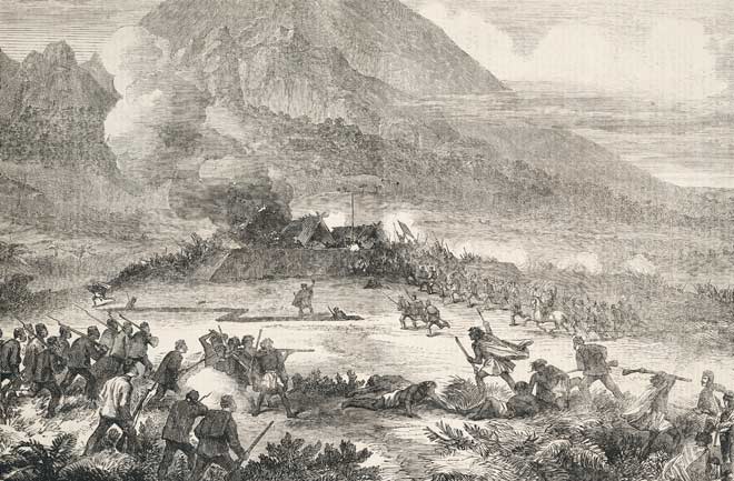 Attack on Te Ngutu-o-te-manu 