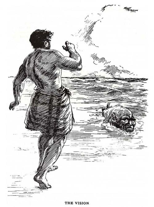 Mataika, first fish