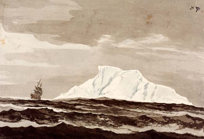 'Ice island (with <em>Resolution</em>)'