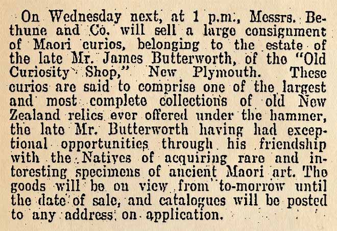 Butterworth's Old Curiosity Shop