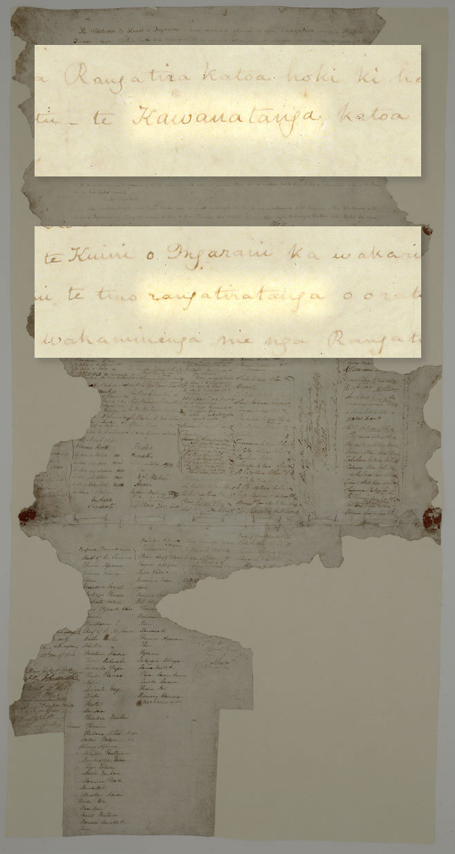 Te Tiriti o Waitangi, 1840