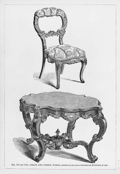 Exhibiting art furniture