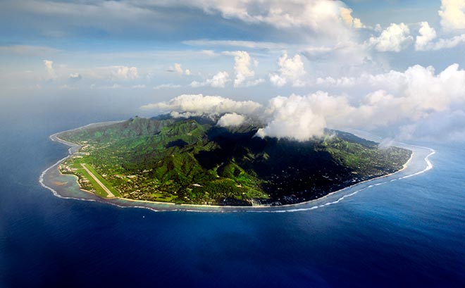 The island of Rarotonga