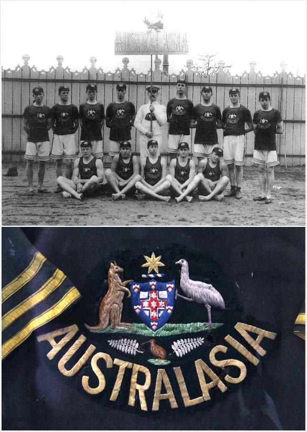 Australasian team, London, 1908