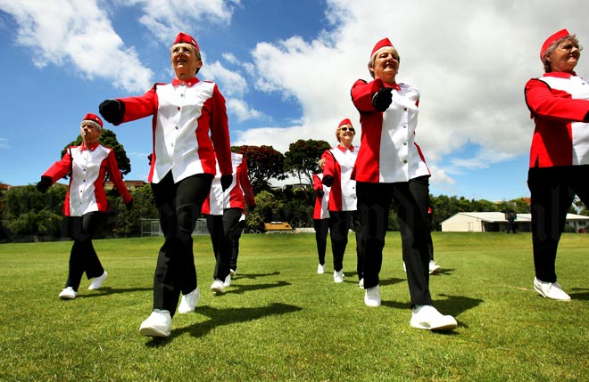 Modern marching: the Matua Majors