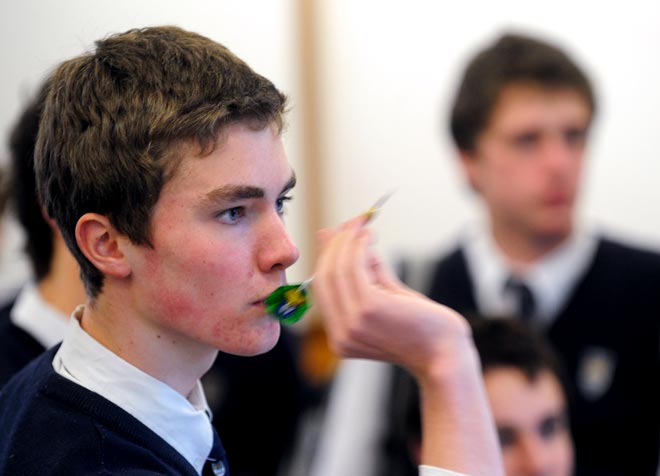 School darts competition, 2010