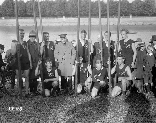 New Zealand rowing eight, London