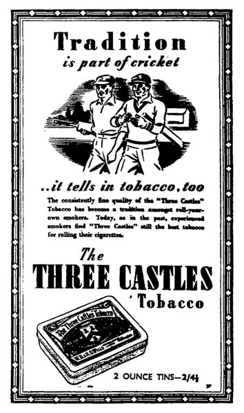 Three Castles advertisement