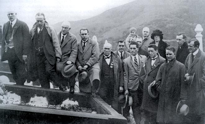 Graveside visit