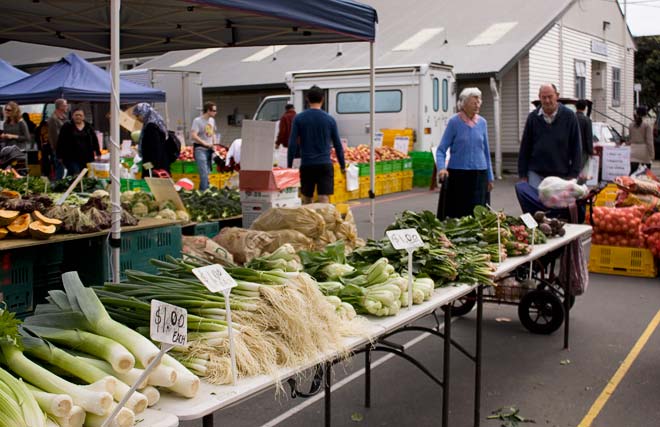Newtown vege market, 2012