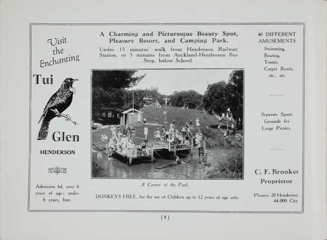 Tui Glen camp, 1933