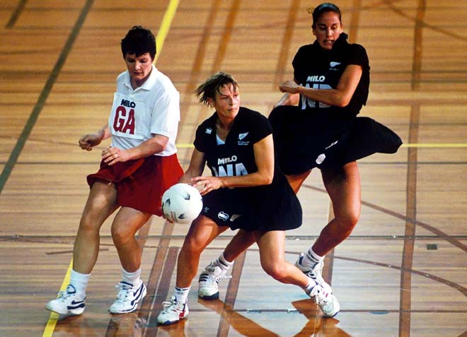 Mid-court players: Sandra Edge
