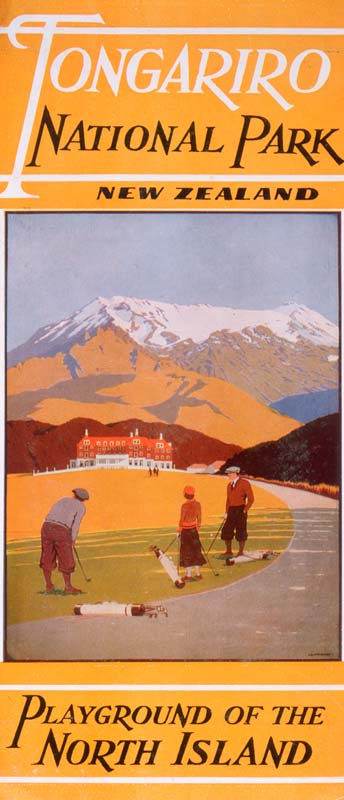 Golf tourism poster, 1930s