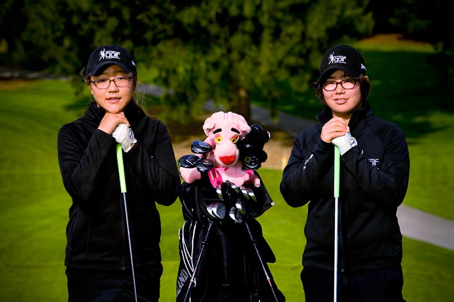 Lydia Ko and Cecilia Cho, 2011