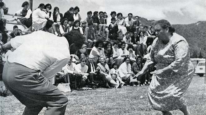 Hand game competitions, Whakatāne, 1966