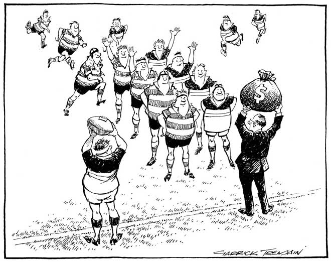 Rugby goes professional