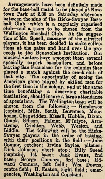 The Hicks-Sawyer Minstrel Baseball Club