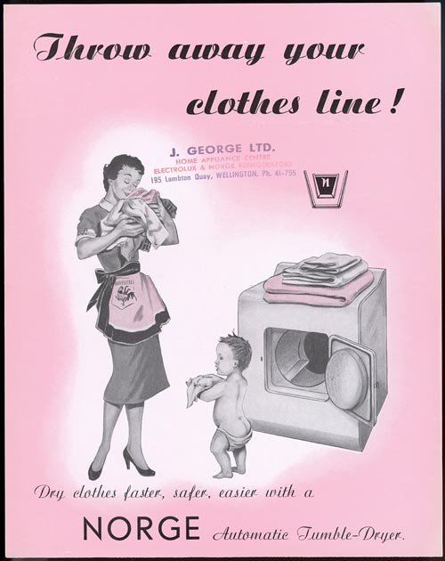 Tumble dryer, late 1950s