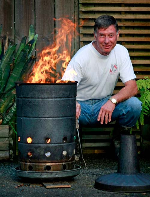Backyard incinerator controversy