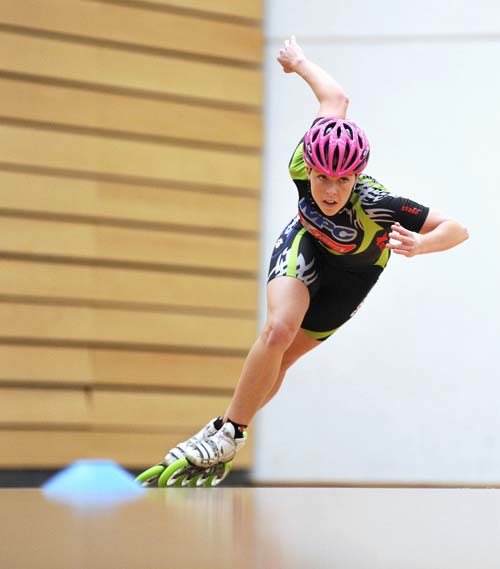 Speed skater Nicole Begg, 2010