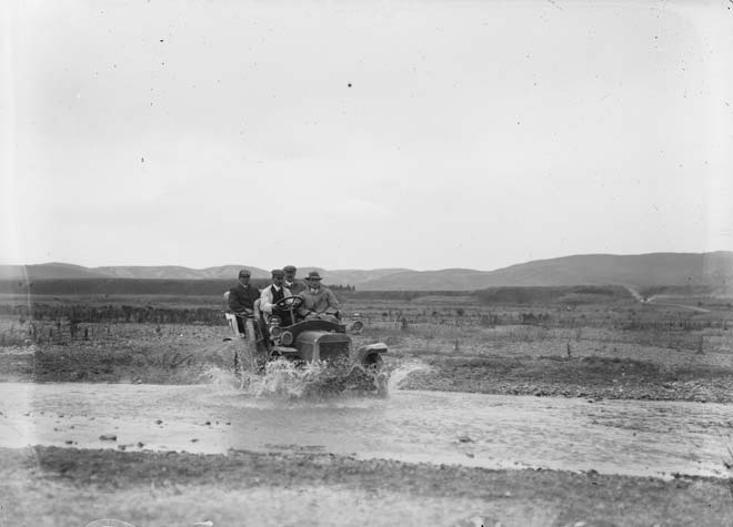Test rally, early 1900s