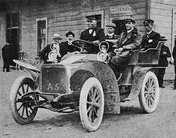 Auckland to Wellington reliability run, 1906