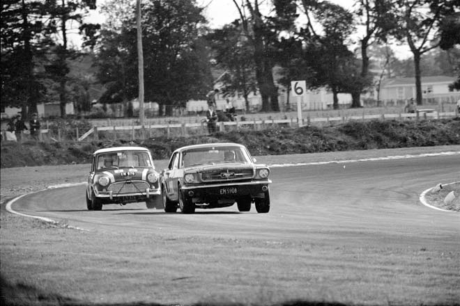 Mustang versus Mini, Levin, 1969